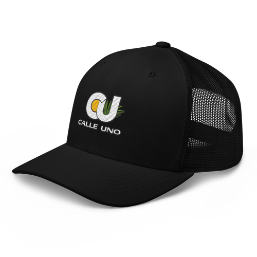CALLE UNO La Primera Trucker Hat - Midnight Black