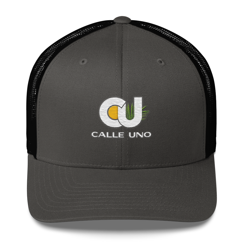 CALLE UNO La Primera Trucker Hat - Carbon Charcoal