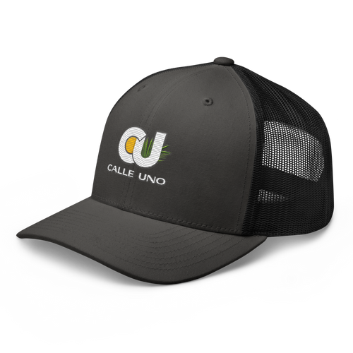 CALLE UNO La Primera Trucker Hat - Carbon Charcoal