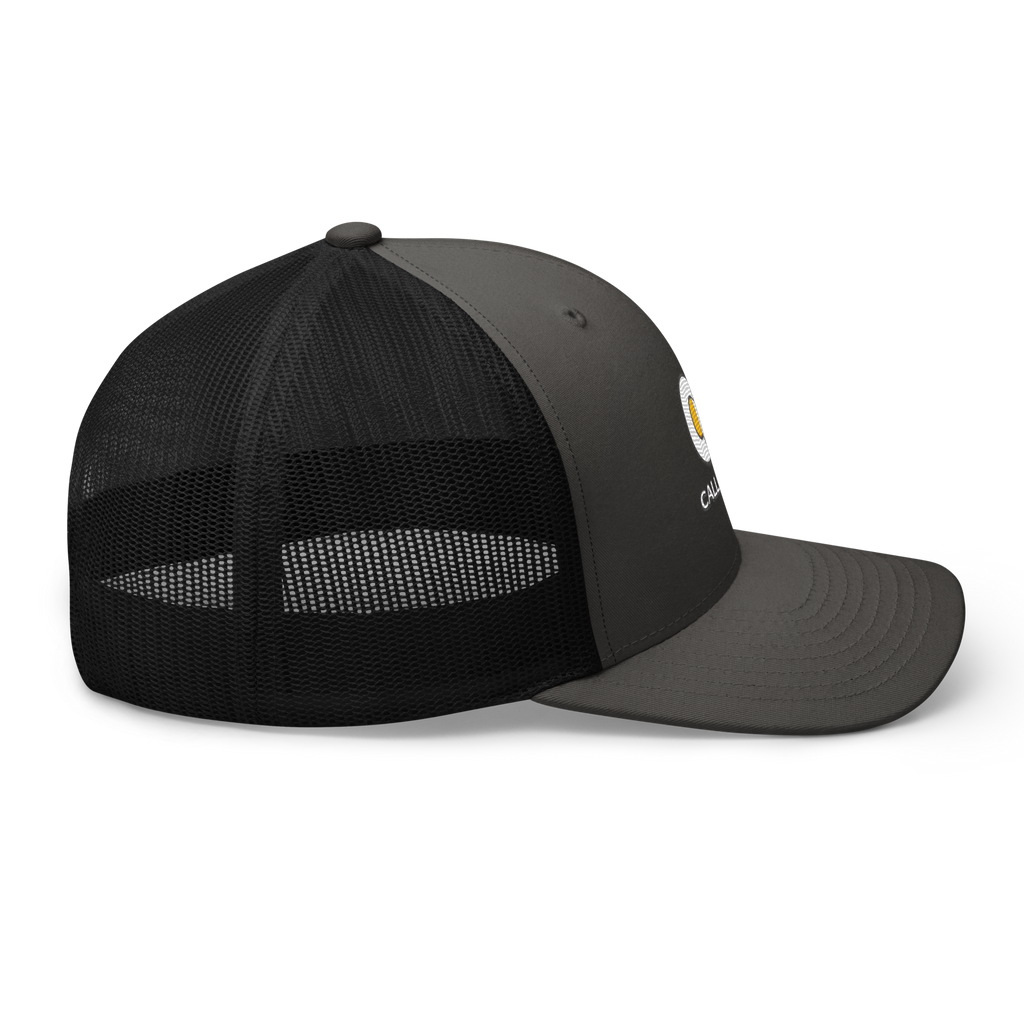 CALLE UNO La Primera Trucker Hat - Carbon Charcoal
