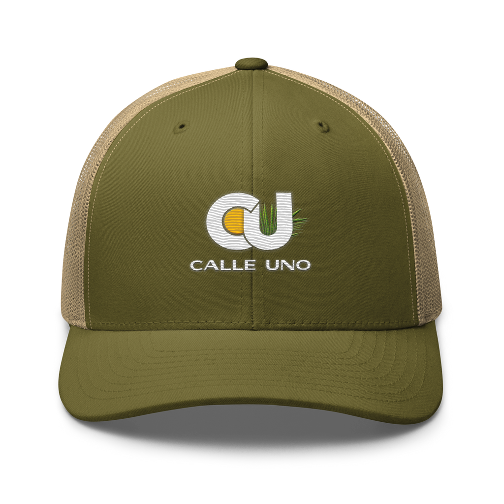CALLE UNO La Primera Trucker Hat - Palm Khaki