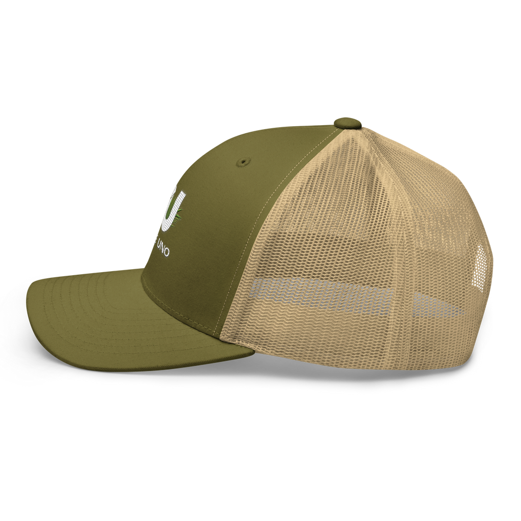 CALLE UNO La Primera Trucker Hat - Palm Khaki
