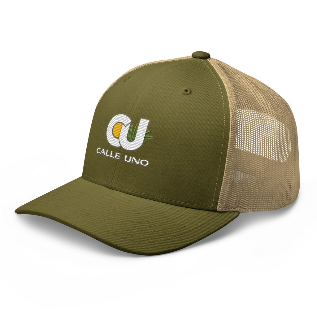 CALLE UNO La Primera Trucker Hat - Palm Khaki