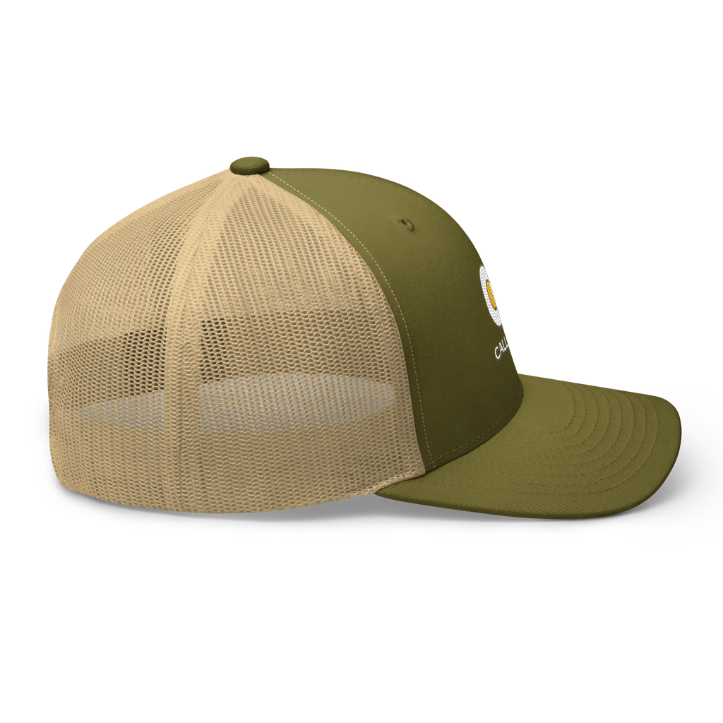 CALLE UNO La Primera Trucker Hat - Palm Khaki