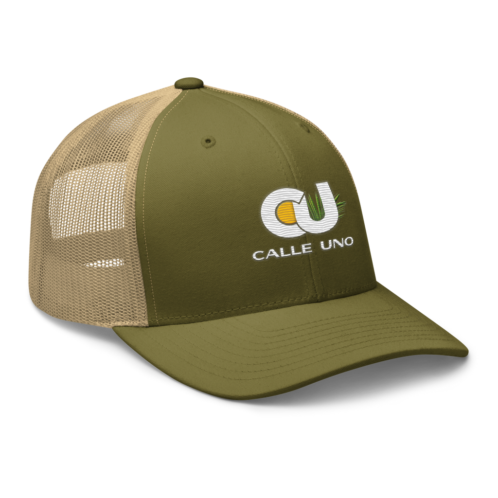 CALLE UNO La Primera Trucker Hat - Palm Khaki