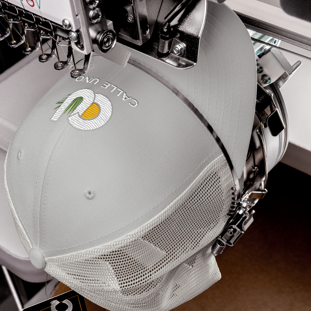 CALLE UNO La Primera Trucker Hat - Platinum Silver