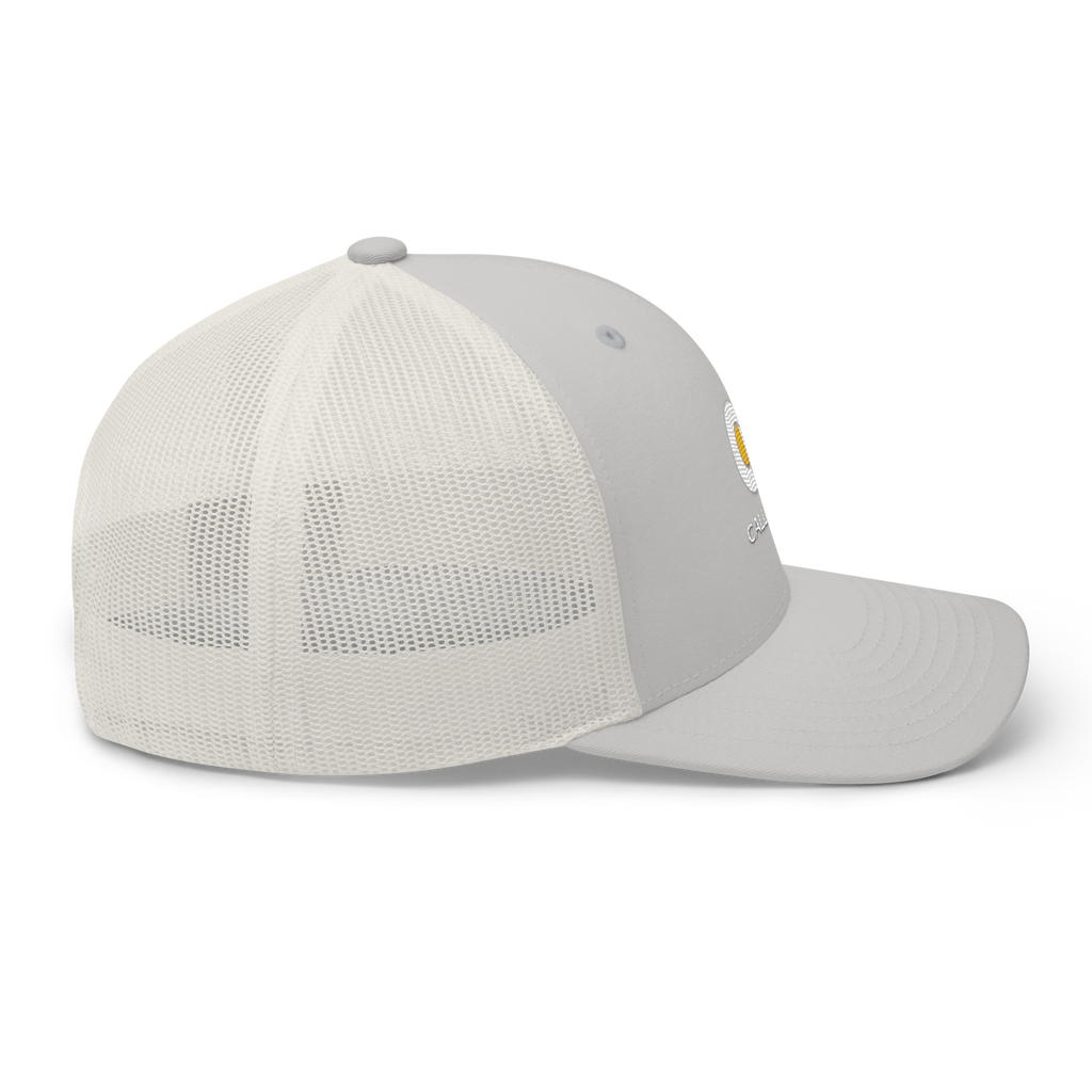 CALLE UNO La Primera Trucker Hat - Platinum Silver